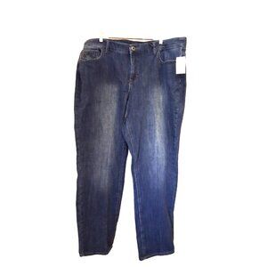 Secrets Jeans by David Vered Size 20 Womans  High Rise Embellished Pockets NEW